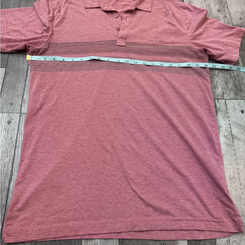 Travis Mathew Golf Light Red Polo Shirt Mens Tatum Ranch Golf Club Performance M - Picture 5 of 9